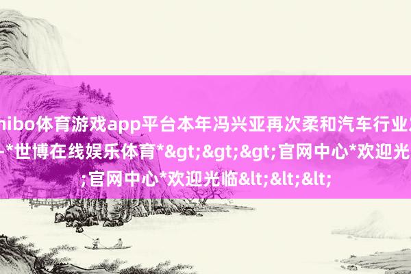 shibo体育游戏app平台本年冯兴亚再次柔和汽车行业发展趋势和痛点-*世博在线娱乐体育*>>>官网中心*欢迎光临<<<