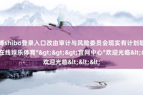 世博shibo登录入口改由审计与风险委员会现实有计划职能-*世博在线娱乐体育*>>>官网中心*欢迎光临<<<