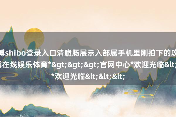 世博shibo登录入口清脆肠展示入部属手机里刚拍下的攻略图-*世博在线娱乐体育*>>>官网中心*欢迎光临<<<