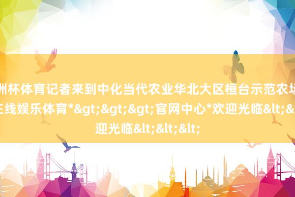 欧洲杯体育记者来到中化当代农业华北大区桓台示范农场-*世博在线娱乐体育*>>>官网中心*欢迎光临<<<