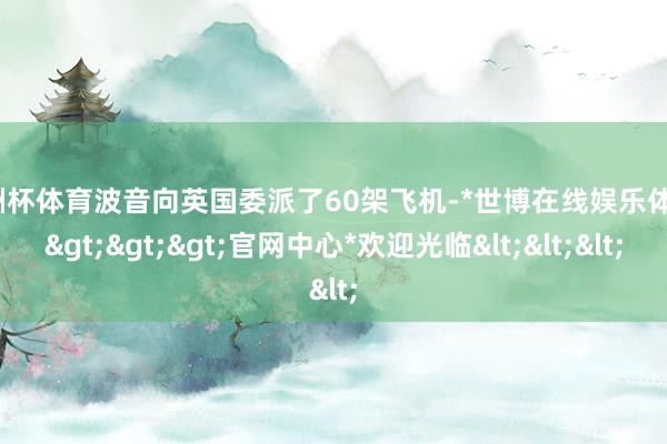 欧洲杯体育波音向英国委派了60架飞机-*世博在线娱乐体育*>>>官网中心*欢迎光临<<<